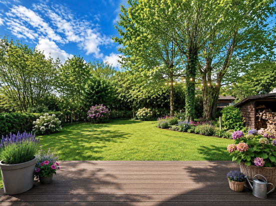 Immobilien Richter: Grundstück mit großem Potenzial – ruhige Lage in Meerbusch 1 Beispielfoto Garten