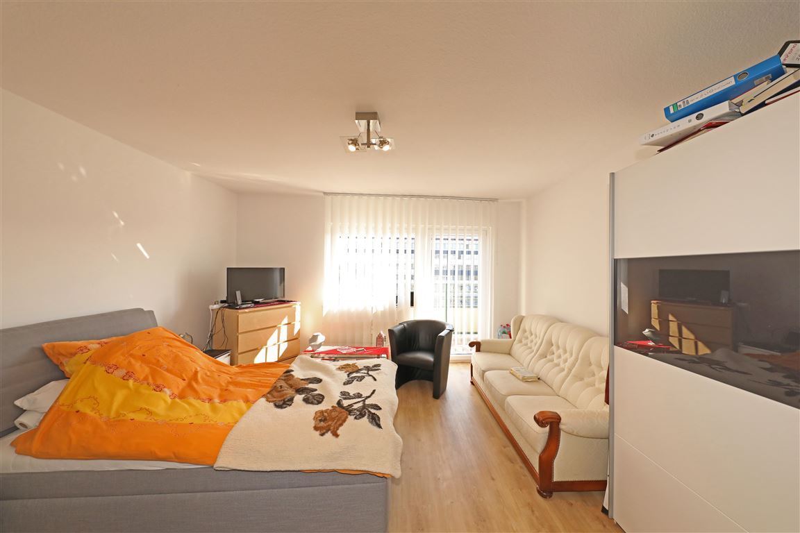 Schlafraum mit Balkon